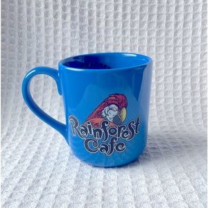 Vintage Rainforest Cafe Rio Blue Mug 1999
